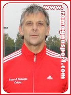 Alessandro Visotti nel 2013/14, la prima delle sue dieci stagioni di fila sulla panchina della Bagnese.